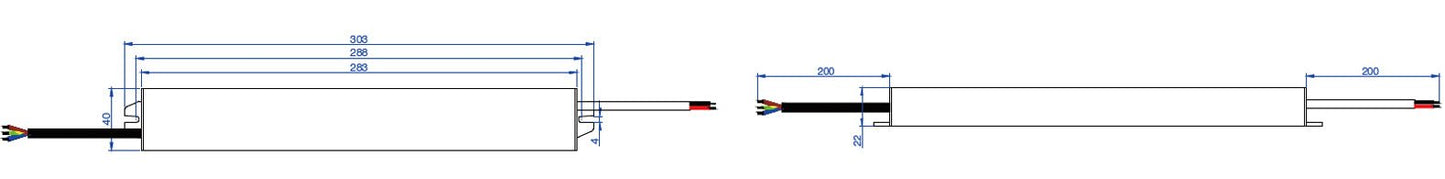 Weatherproof DC Constant Voltage 12V 100W IP67 Driver - VHO-100-012A01 - Mases LightingLighting Creations