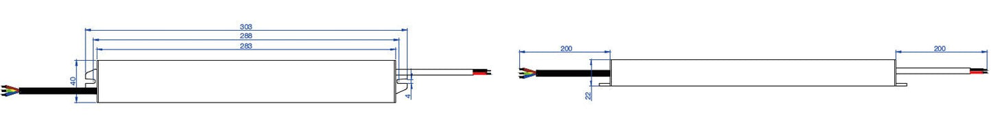 Weatherproof DC Constant Voltage 24V 100W IP67 Driver - VHO-100-024A01 - Mases LightingLighting Creations