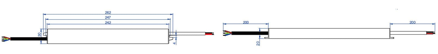Weatherproof DC Constant Voltage 24V 60W IP67 Driver - VHO-060-024A5 - Mases LightingLighting Creations