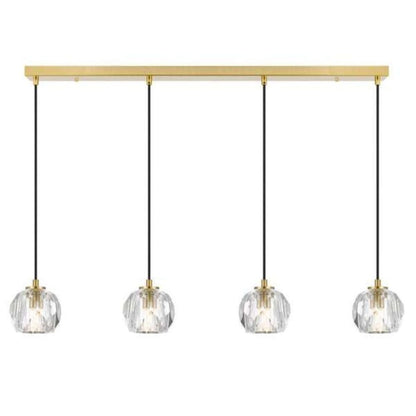 ZAHA - 12W Replaceable G9 LED 4 Light Bar Pendant - 3000K - Mases LightingTelbix