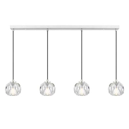 ZAHA - 12W Replaceable G9 LED 4 Light Bar Pendant - 3000K - Mases LightingTelbix