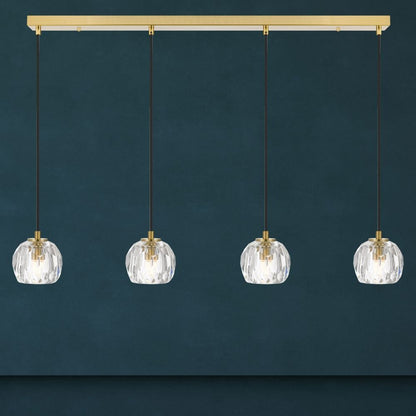 ZAHA - 12W Replaceable G9 LED 4 Light Bar Pendant - 3000K - Mases LightingTelbix
