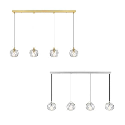 ZAHA - 12W Replaceable G9 LED 4 Light Bar Pendant - 3000K - Mases LightingTelbix